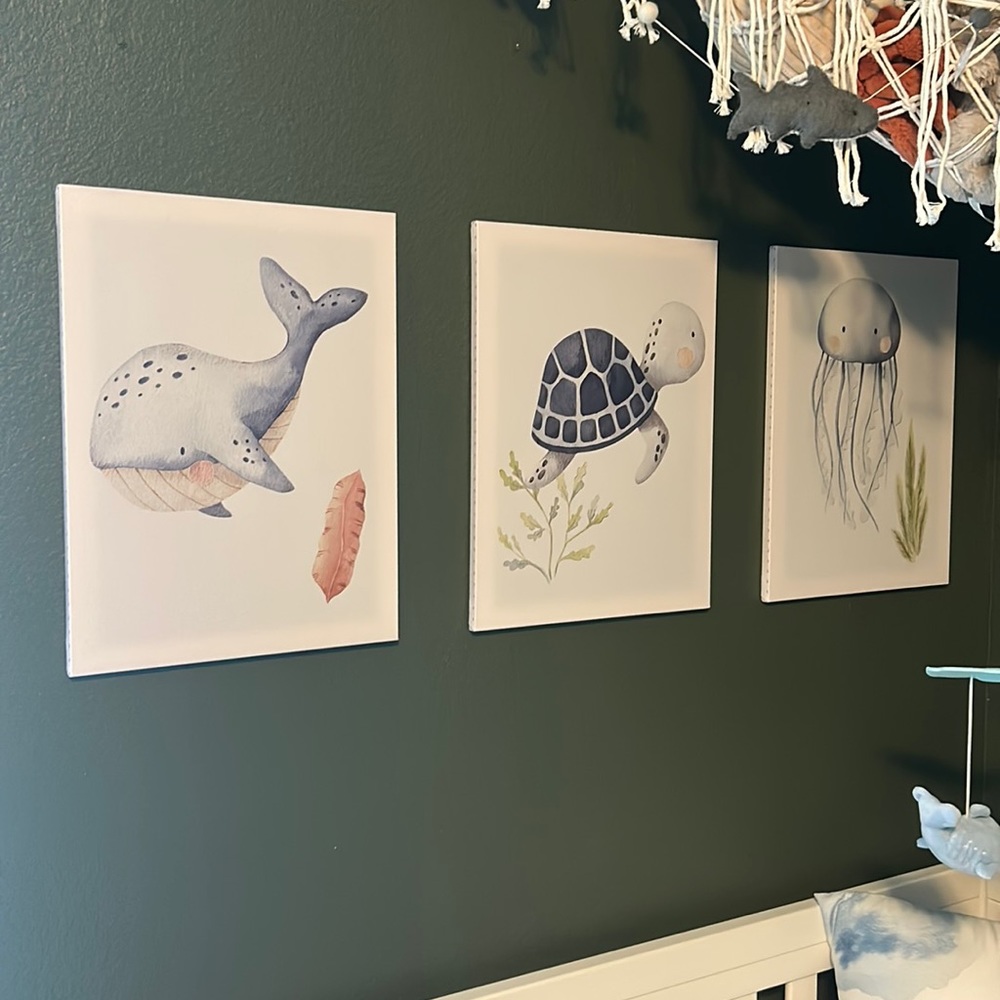 Under The Sea Nursery Canvases